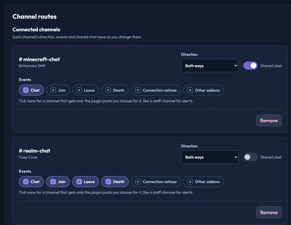 BedrockRelay screenshot 3