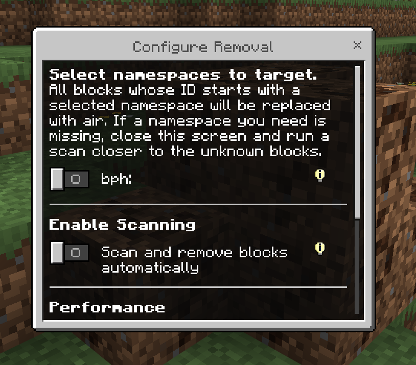 Unknown Block Remover screenshot 2