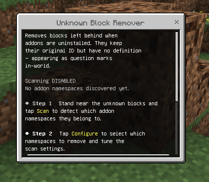 Unknown Block Remover screenshot 3
